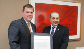 Marking 20th Anniversary of diplomatic relations with Foreign Minister John Baird 