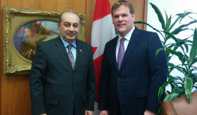 Meeting of Ambassador Yeganian and Minister of Foreign Affairs of Canada John Baird