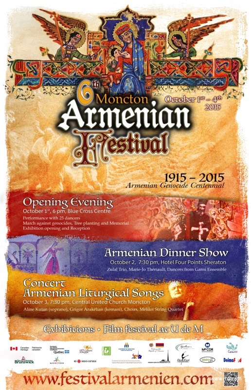 Events in the Canadian city of Moncton dedicated to the Centennial of the Armenian Genocide