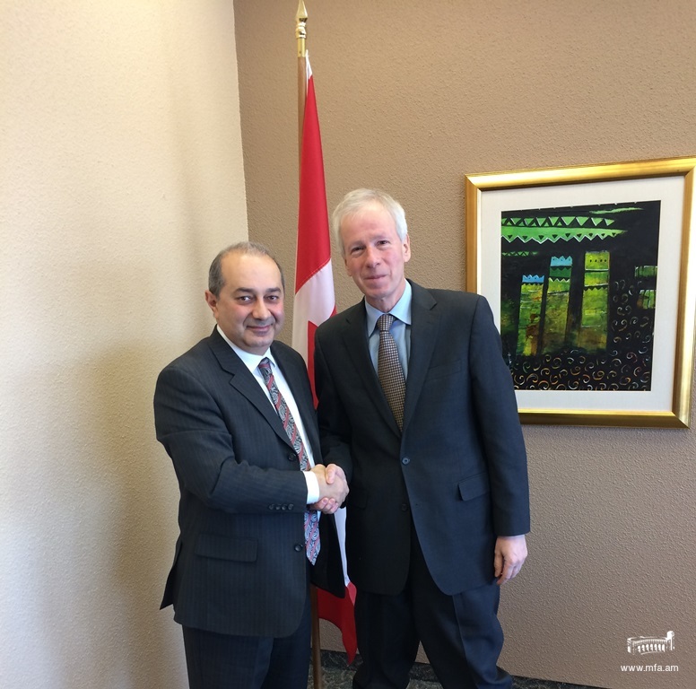 Ambassador Yeganian's meeting with the Minister of Foreign Affairs of Canada
