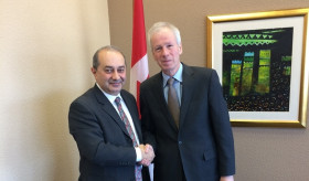 Ambassador Yeganian's meeting with the Minister of Foreign Affairs of Canada
