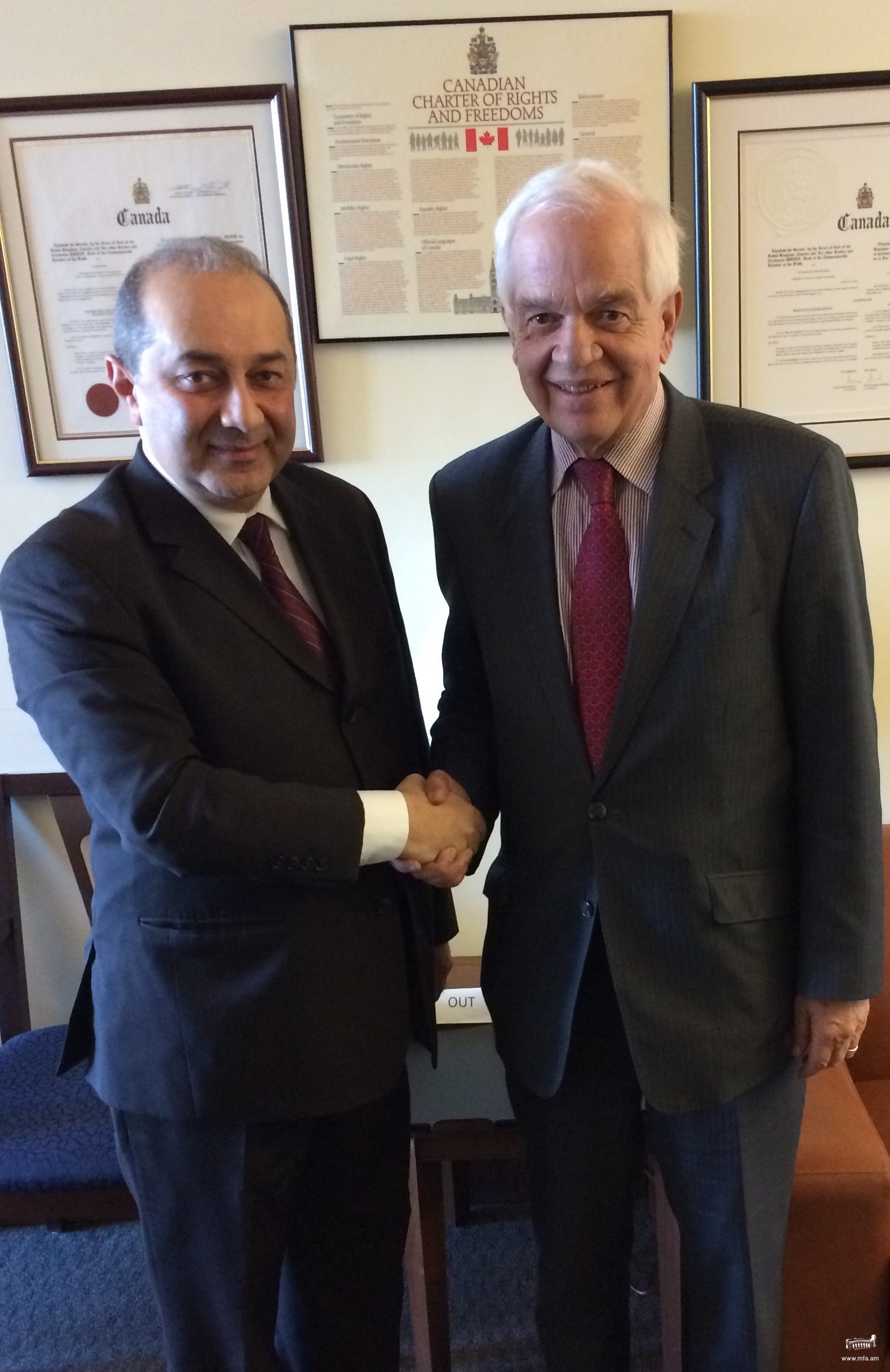 Ambassador Yeganian’s meeting with the Minister of Immigration, Refugees and Citizenship of Canada