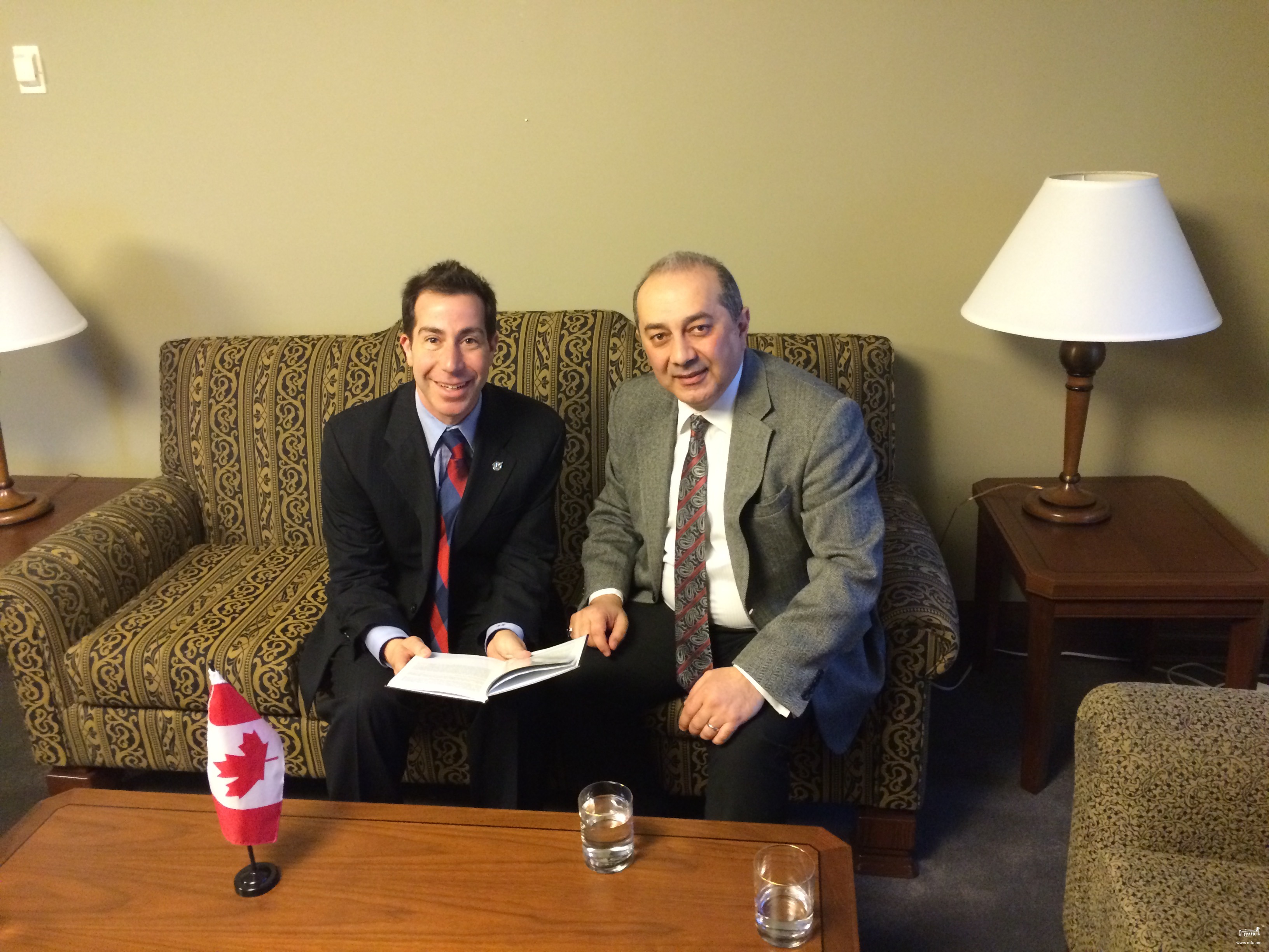 Ambassador Yeganian's meeting with the Chair of the Standing Committee on Justice and Human Rights of the House of Commons of Canada