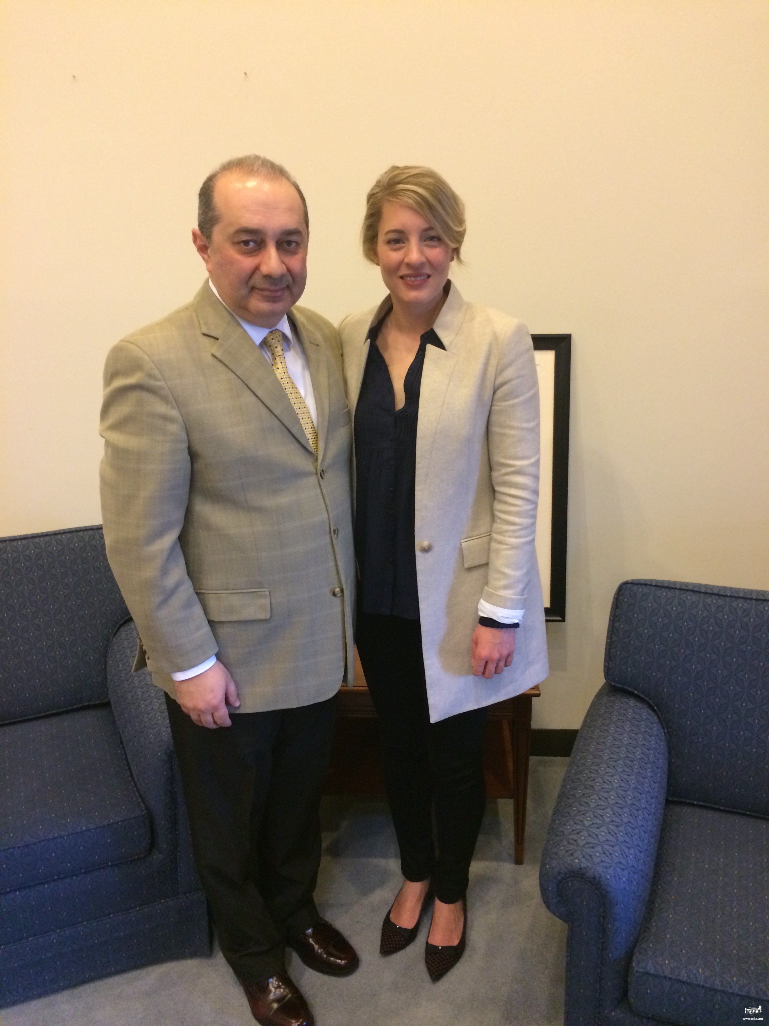 Ambassador Yeganian’s meeting with the Minister of Canadian Heritage