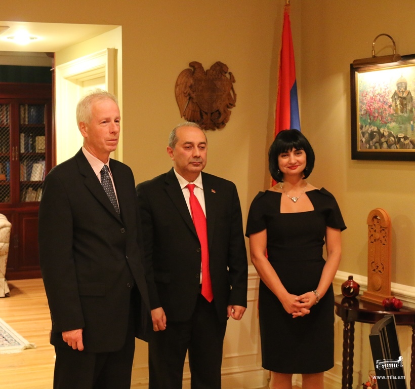 Reception at the Embassy of the Republic of Armenia, dedicated to the 25th Anniversary of Independence of the Republic of Armenia