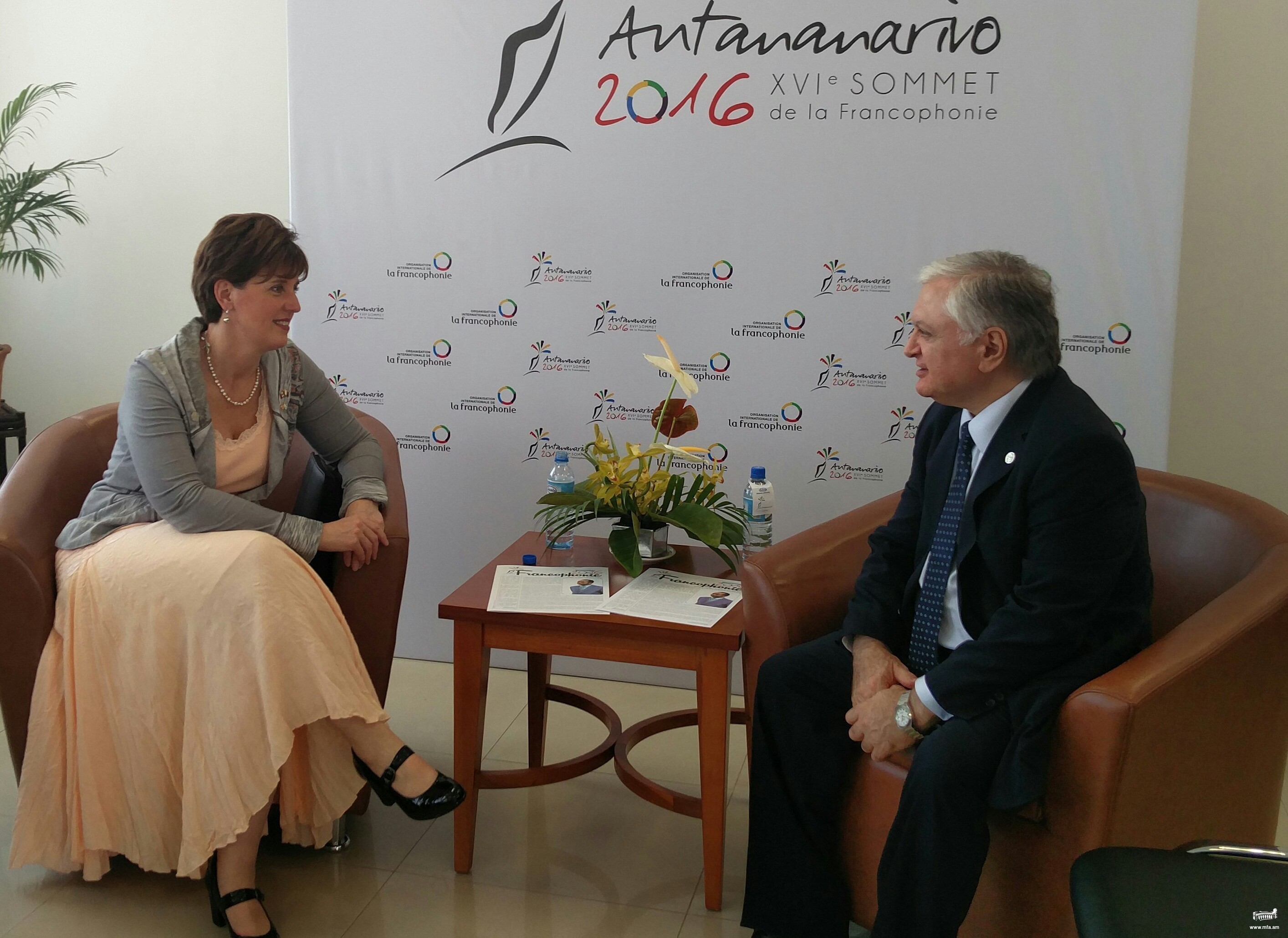 Edward Nalbandian met with the Minister of International Development and La Francophonie of Canada