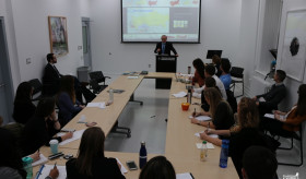 Ambassador Yeganian participated at a discussion about the Artsakh conflict, held by the students of the University of Ottawa