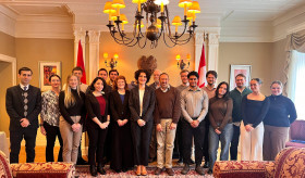 Armenia’s Ambassador met with the Carleton University students