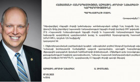 Stéphane Bergeron has been awarded with the Medal of Honour of the National Assembly of the Republic of Armenia