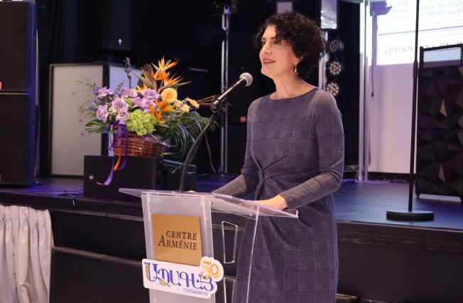 Ambassador Harutyunyan attended the celebration of the 50th anniversary of Abaka Newspaper