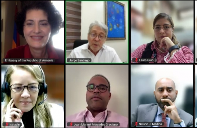 Դեսպան Հարությունյանի առցանց հանդիպումը Դոմինիկանայի Հանրապետության ԱԳՆ Ասիայի և Օվկիանիայի դեպարտամենտի նորանշանակ գլխավոր տնօրենի հետ