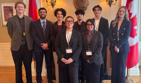 Ambassador Harutyunyan received students participating in the Carleton Model NATO conference